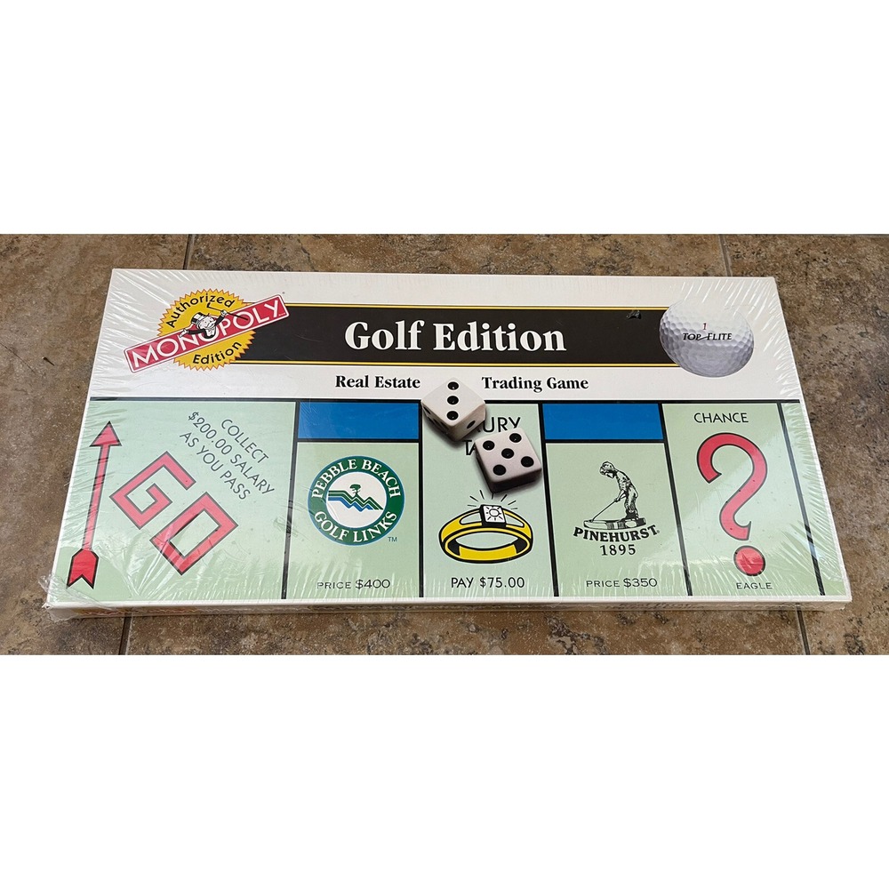 Monopoly Golf Edition Board Game - USAopoly - Plastic is a little rip